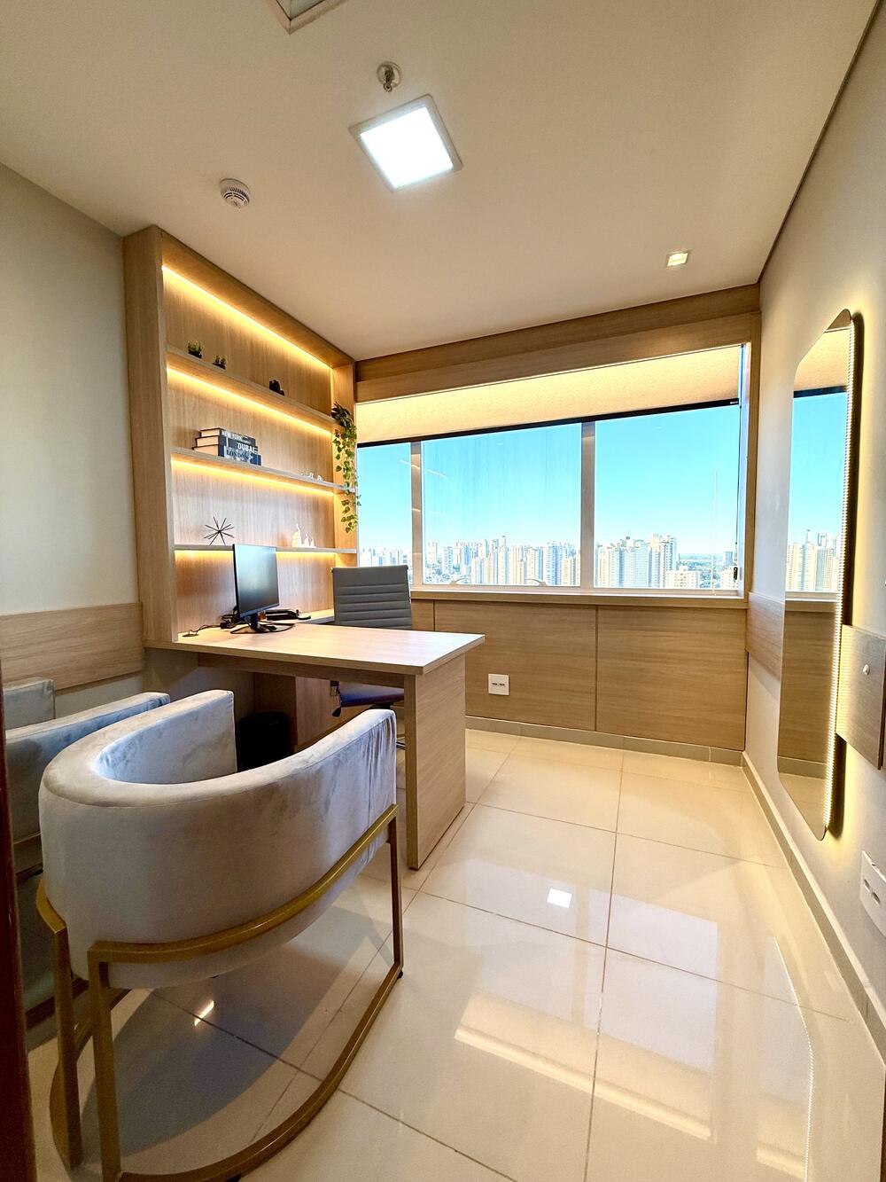 Sala executiva premium Smart Rooms no Trio Office Ribeirão